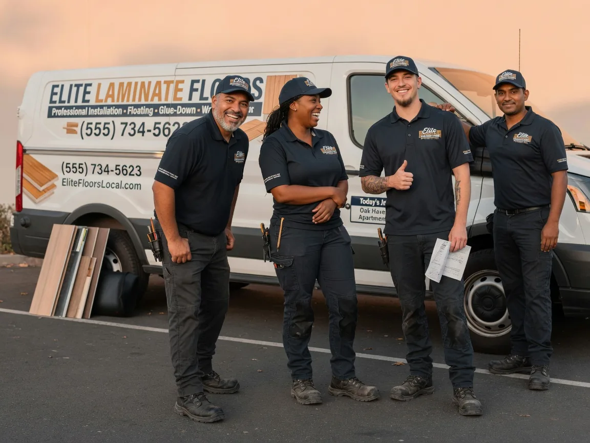 Laminate flooring installation company in Vickery, OH